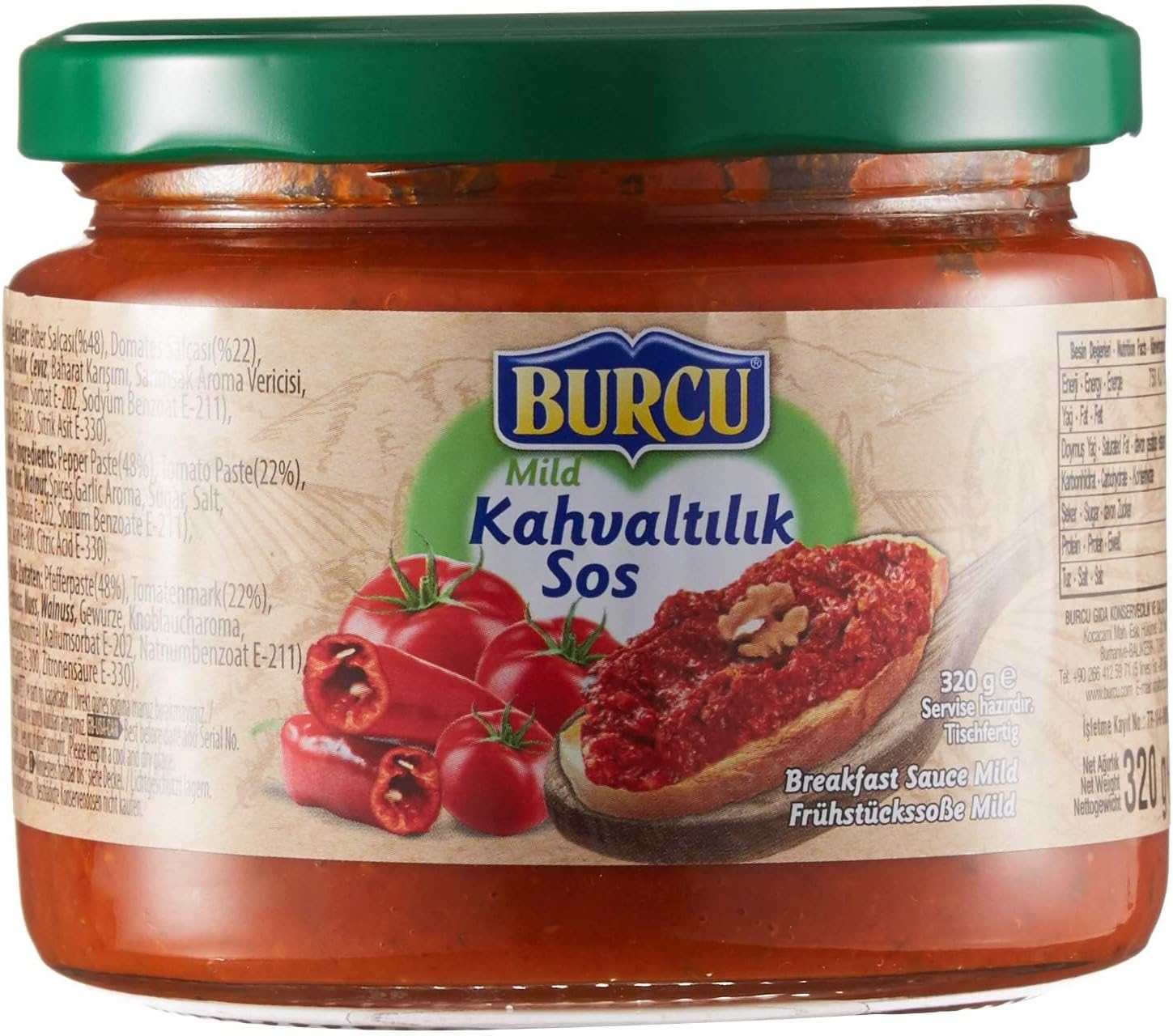 Burcu Gıda 320 Gr Breakfast Sauce Dessert