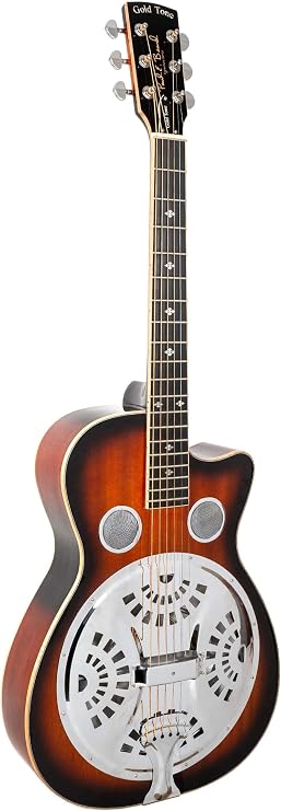 Gold Tone PBR-CA: Paul Beard Signature-Series Roundneck Resonator Guitar with Cutaway and Case