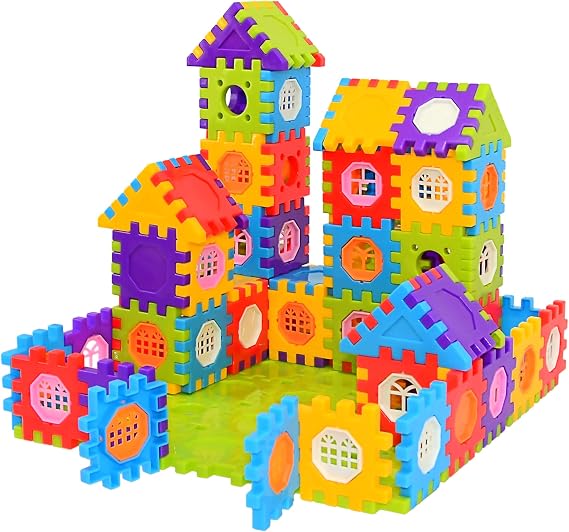 FUBAODA Building Blocks for Toddlers & Kids 180 Pcs Toy Building Sets STEM Building Toys Interlocking Building Blocks for Toddlers and Kids