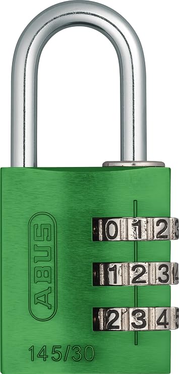ABUS 145/30 Non-TSA Combination Lock for Hard Cases, Luggage, Resettable