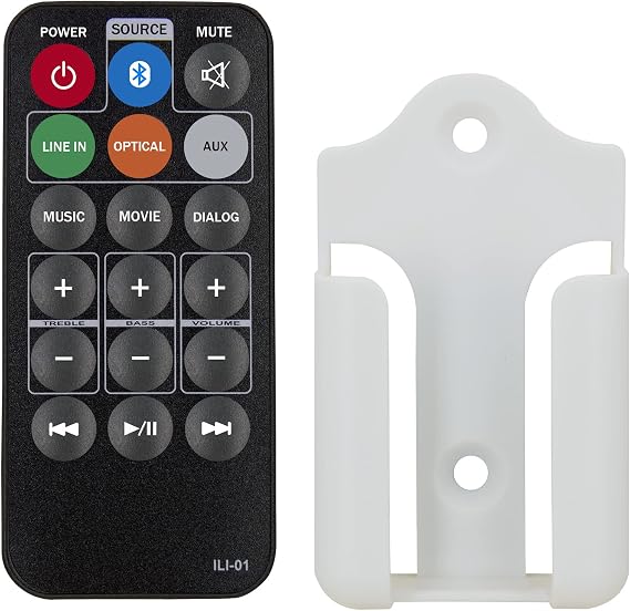 Replacement Remote Control for iLive 32" HD Soundbar System (with Wall Mounting Bracket)