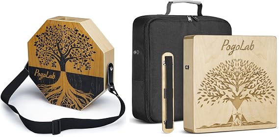 POGOLAB Two-tone Cajon + Portable Multi-Tone Cajon