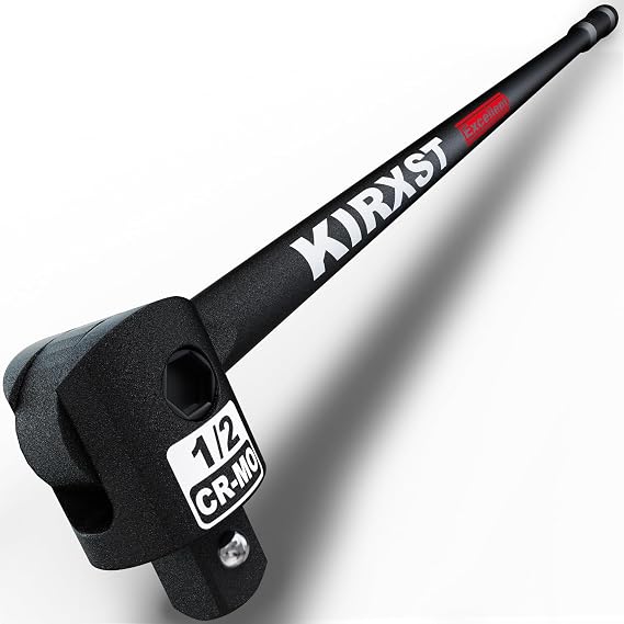 1/2" Drive Breaker Bar, 445 mm Pro Power Knuckle Breaker Flexi Bar, Flexible Handle Breaker Bar, Socket Wrench, Wheel Nut Spanner