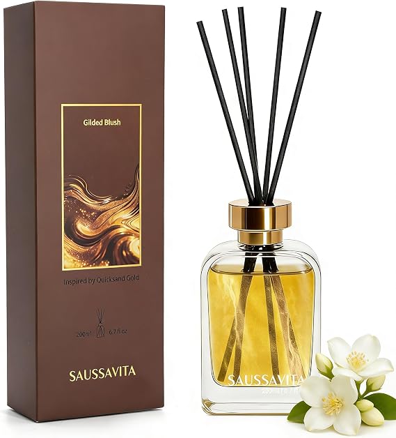 Reed Diffuser Set White Flower Scent 200ml for 120 Days