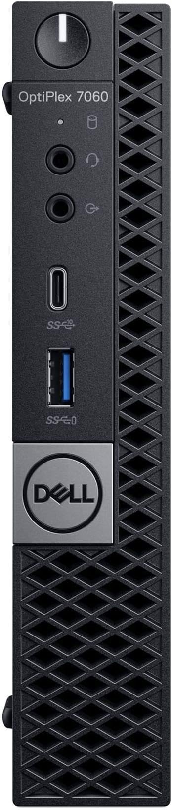 Dell OP7060MFFXP72Y OptiPlex 7060 Micro PC with Intel Core i5-8500T 2.1 GHz Hexa-core, 8GB RAM, 500GB HDD, Windows 10 Pro 64-bit