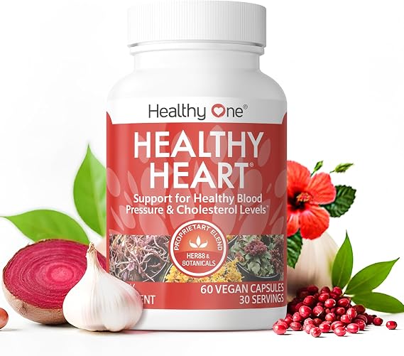 Healthy Heart - Healthy Cholesterol Circulation & Blood Pressure - 60ct