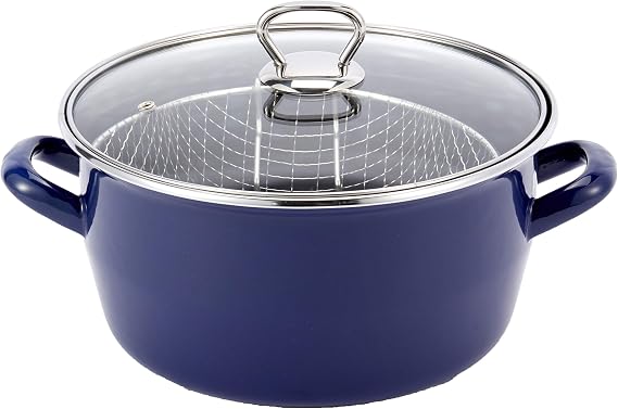 Schäfer Fry Crispy Frying Pot 22 cm, Navy Blue