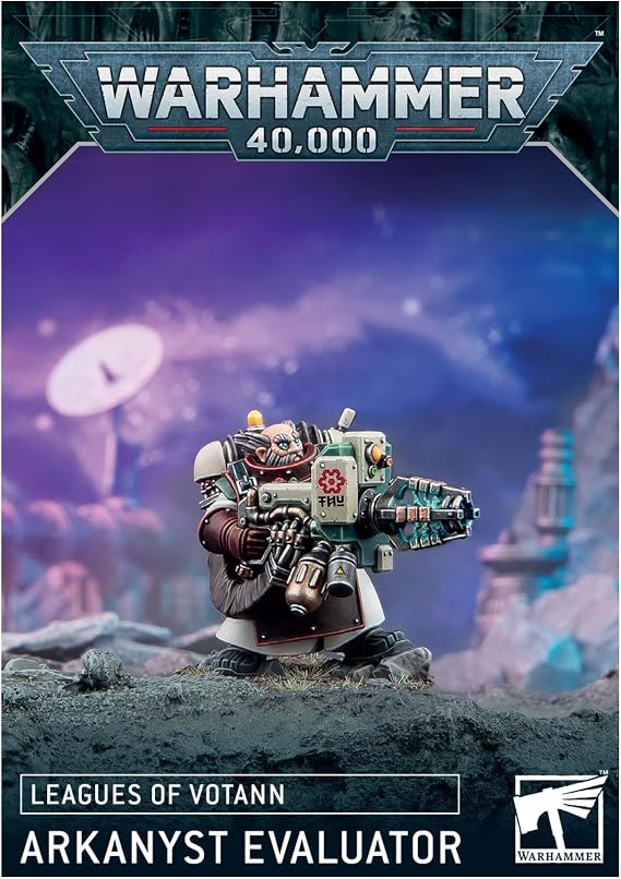 Games Workshop Warhammer 40,000 Arkanyst Evaluator Miniature Kit, Plastic Model Set with Assembly Components, Tabletop Wargaming Figure, Age 12+