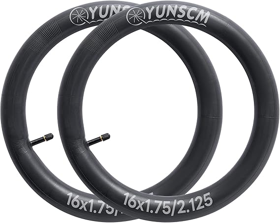 YUNSCM 16" Bike Tubes 16x1.75/2.125(44/52-305) Premium Butyl Bicycle Tubes