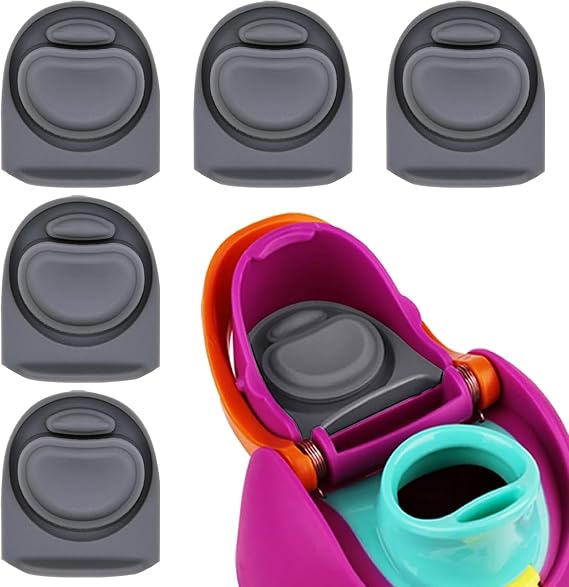 5pcs Replacement Rubber Stopper Seal Compatible with Owala FreeSip 24oz 32oz,Water Bottle Lid Insert Cap Silicone Seal Parts for Owala 16/19/24/32/40oz Spout Gasket Mouth piece Accessories HU1