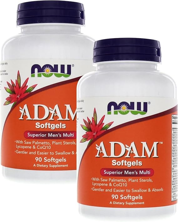 Adama Men's Multiple Vitamin 90 Softgels (Pack of 2)