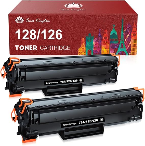 Toner Kingdom Compatible Toner Cartridge for Canon 128 CRG128 2 Black