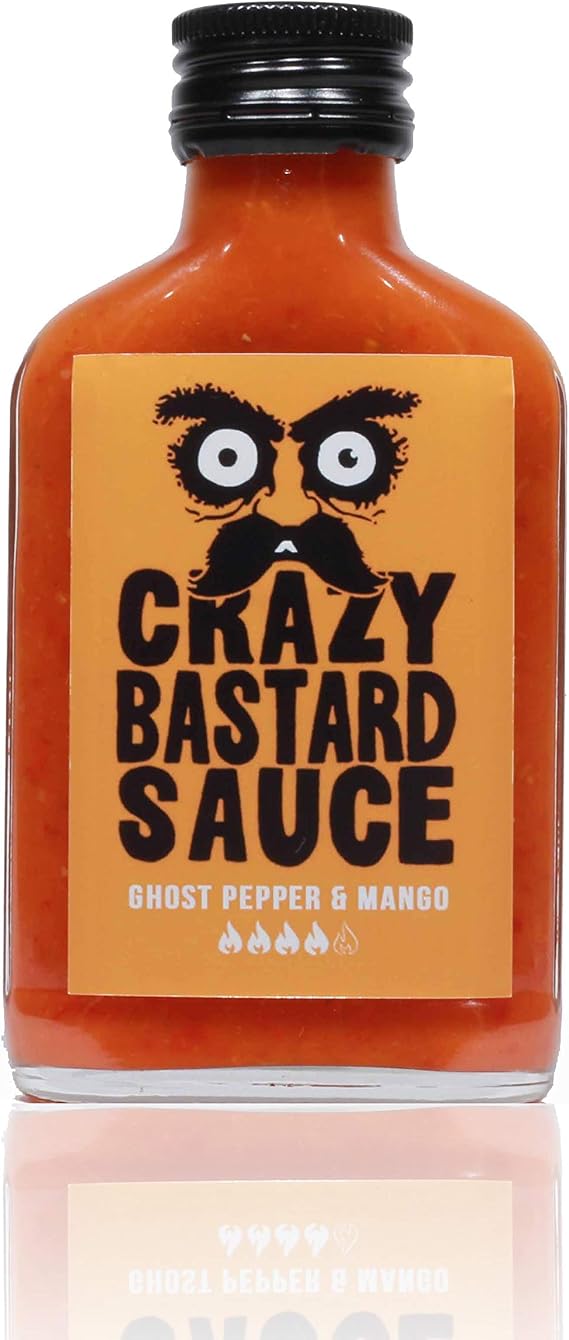 Crazy Bastard Sauce - Ghost Pepper & Mango - 100 ml