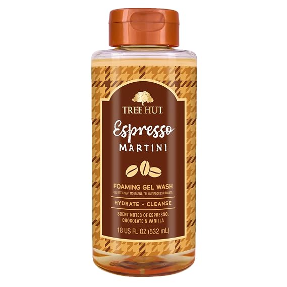 Tree Hut Espresso Martini Foaming Body Wash, 18 Fl Oz