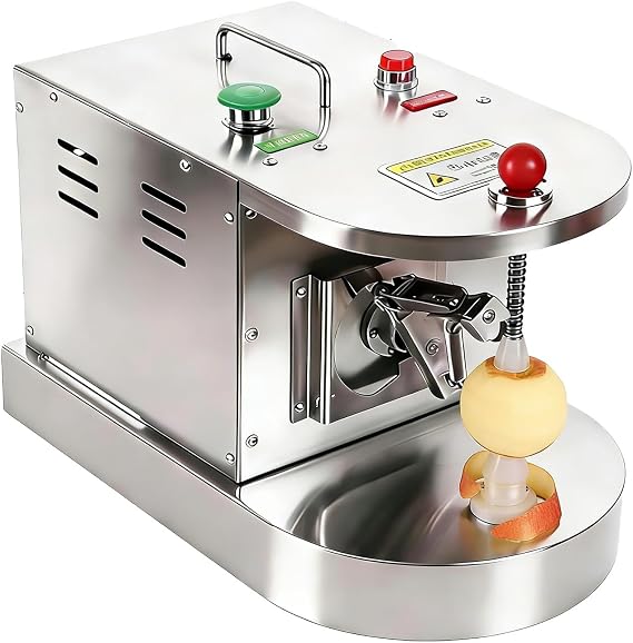 Electric Fruit Peeling Machine,Automatic Peeler for Peaches,Kiwis,Mangoes,Potatoes,Stainless Steel,Adjustable Thickness,500Pcs/H