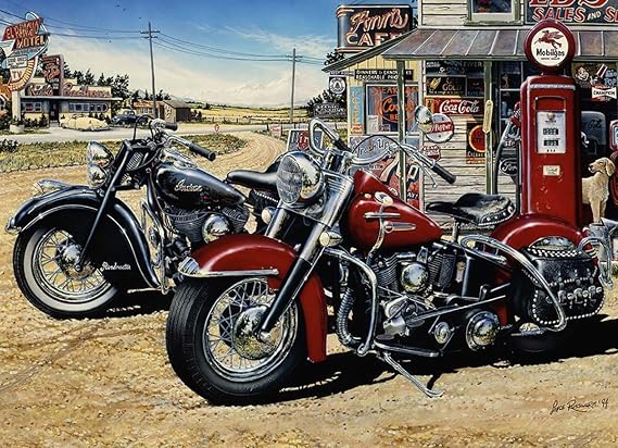 Cobblehill 70038 JackPine Puzzles 1000 Two for The Road, Various