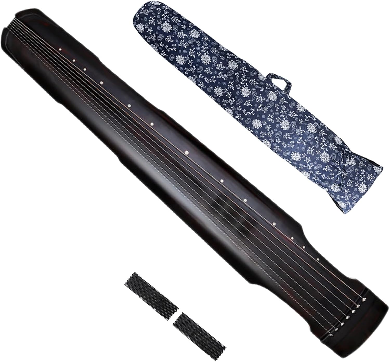 Chinese Guqin 7 Strings Ancient Zither Chinese Musical Instruments With Cloth Bag Professional Guqin