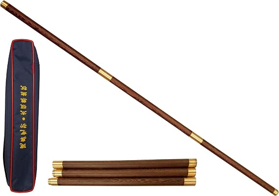 KungfuDirect Tai Chi Stick Wenge Wood Yang Sheng Zhang