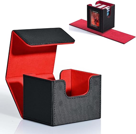 ZLCA Card Deck Box for Trading Cards & Card Deck Box with Display Window