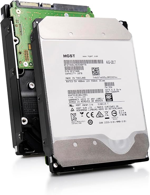HGST Ultrastar DC HC510 10TB 7.2K RPM SATA 6Gb/s 3.5" HDD HUH721010ALE601 0F27468