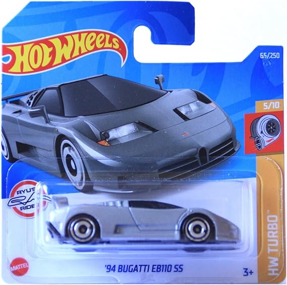 Hot Wheels - '94 Bugatti EB110 SS - HW Turbo 5/10 - HCX91 - Short Card - Ryu's Rides - Mattel 2022