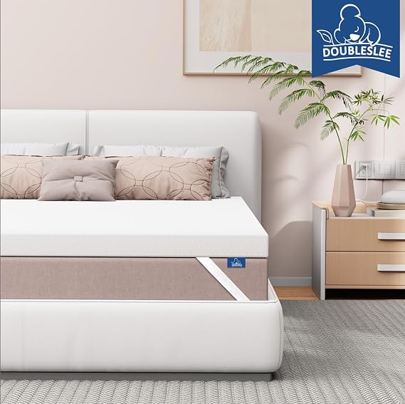3 Inch Memory Foam Mattress Topper Kingsize with Washable Cover