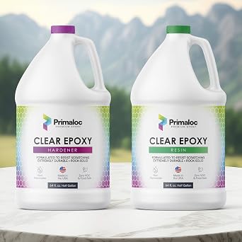 Epoxy 1 Gallon Kit (64oz Resin + 64oz Hardener) for Tables, Bar Tops, Countertops, River Tables, Art & Craft Resin, | Scratch Resistant, Low Odor, Bubble Free, Epoxy Coating, Made in USA