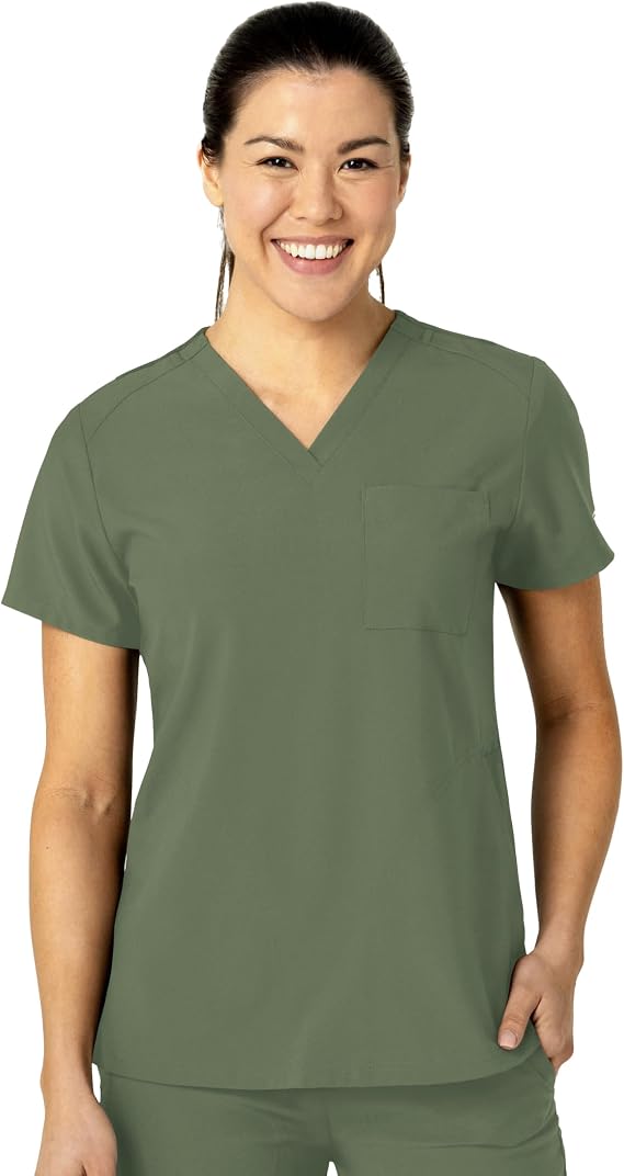WonderWink Women's Women's Flex-n-Reach V-Neck Scrub Top