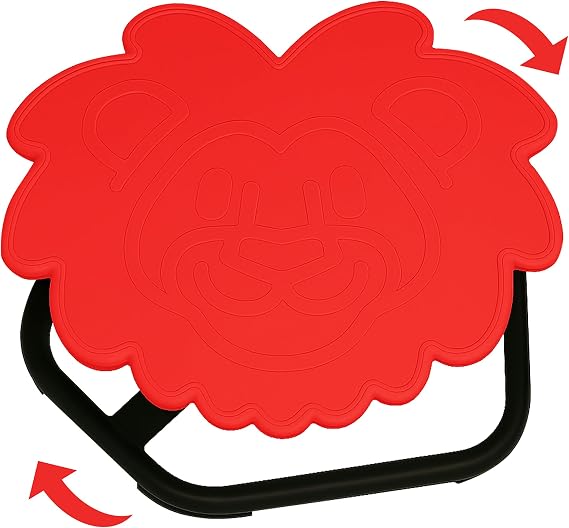 Sensory Spinning Chair for Autism - Red Lion Swivel Seat | Autism & ADHD Chair - Calming Spinny for Children’s Support - Non-slip Sit and Spin Sensory Spinning Seat Therapeutic
