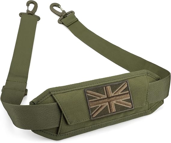 WYNEX Shoulder Strap Pad for Tactical Pouch, Universal Bag Strap with Detachable Thick Pad Single Shoulder Strap Replacement for Duffel Bags Crossbody Bag