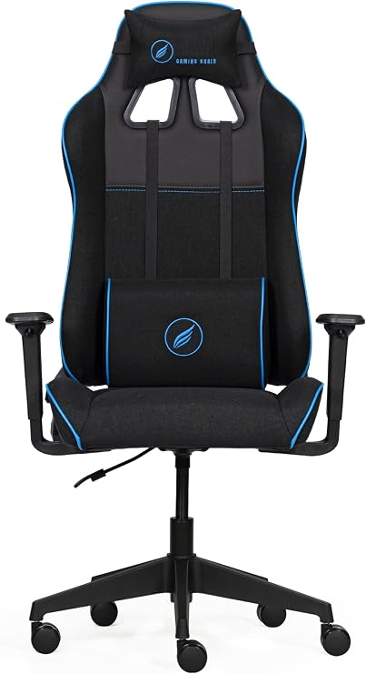 Hawk Gaming Chair Fab E2 Siyah Mavi Kumaş Oyuncu Koltuğu