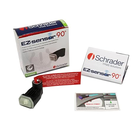 Schrader 33900 TPMS Sensor (Clamp-in,314.9/315/433MHz) Programmable 90 EZ-Sensor *Valve Sold Separately