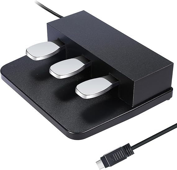 3-pedal for digital keyboard piano, Three pedal unit for yamaha P85 P95 P48 P105 P115 Electric pianos keyboards
