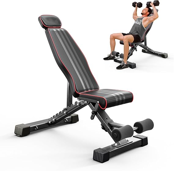Multi-Function Compact Weight Bench Set Home Gym