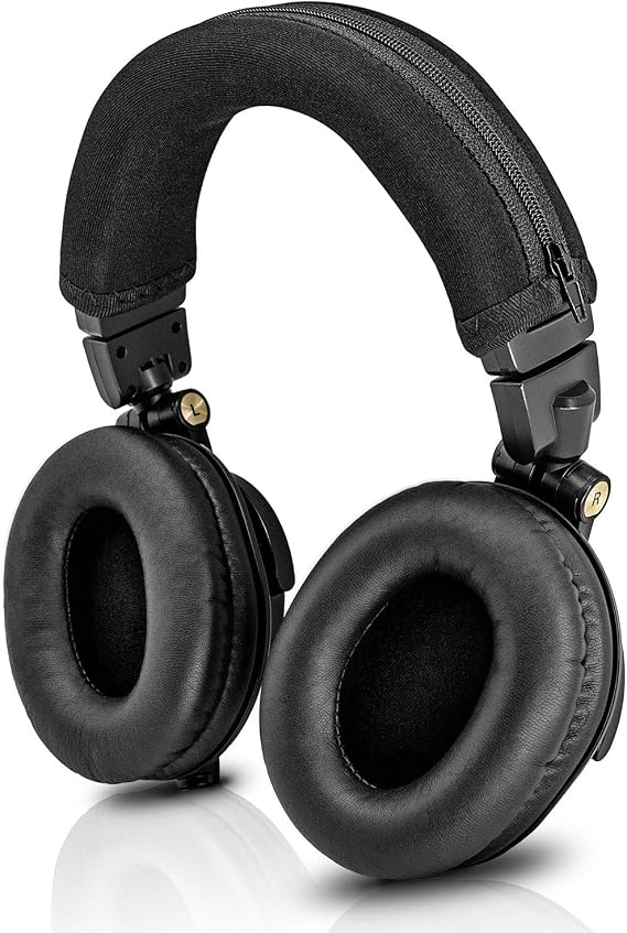 ATH M50X Headband Cover - Also Compatible with ATH M50, M40X, M40, Cloud 2, Cloud Pro, Cloud Alpha, G PRO X, HS50, HS60, HS70 Headphones (Black)