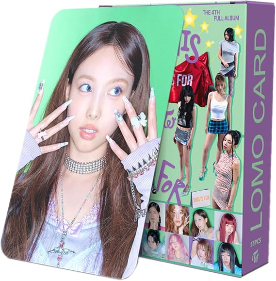 KPOPBTS Twice This is for Album Photocards 55 PCS Photocards Kpop LOMO Card Set Gift Merch for Once Fans