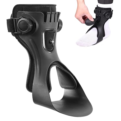 Cedro Foot Drop Afo Brace,Footsdrops Braces for Walking,Breathable Ankle Foots Orthosis Support Braces (Right(Airbag),Large)