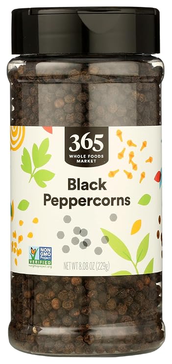 365 by Whole Foods Market, Whole Black Peppercorns, 8.08 Ounce