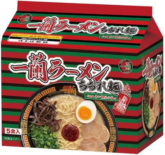 Ichori Ramen Noodles, 5 Servings x 1, Ramen, Tonkotsu, Crunchy Noodles