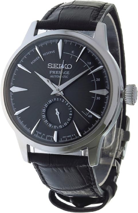 Seiko Presage SSA345J1 Men's Automatic Wristwatch, Dark Gray, Foreign Model
