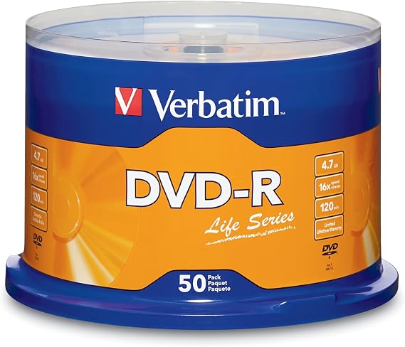 Verbatim Life Series 97176 16x DVD-R, Silver