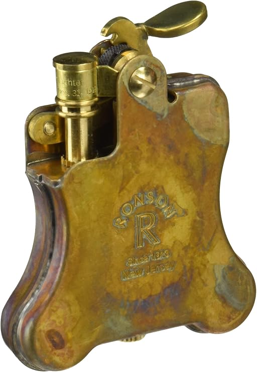 RONSONロンソン オイルライター ワイルドブラス R01-M006 6.2×4.9×1.2cm
