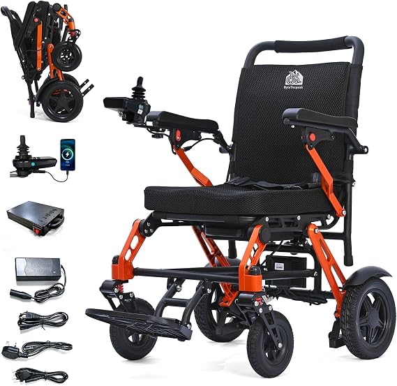 XP02 Ultra-Lightweight Electric Wheelchair for Adults,Foldable Powerchair