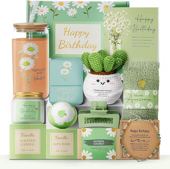 Birthday Gifts For Women 11PCS Womens Birthday Gifts Birthday Box Basket