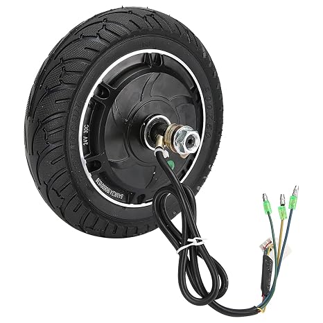 Electric Scooter Brushless Wheel Hub Motor 350W Power 8" Solid Tire Auto Accessories