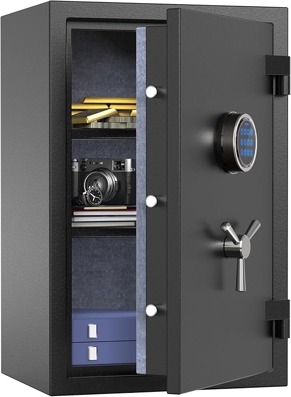 RPNB Fireproof Safe Box for Home,Digital Document Fire Safe Box,2.12 CuFt