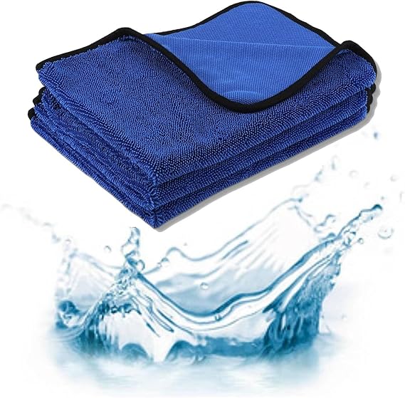 Shiny Bath Drying Towel, 3Pcs Shiny Cleaning Wipes Shower Cleaning Cloths, Super Absorbent Microfiber Bath Towels, Reusable and Washable for Effortless Cleaning of Bathroom, Car, No Streaks