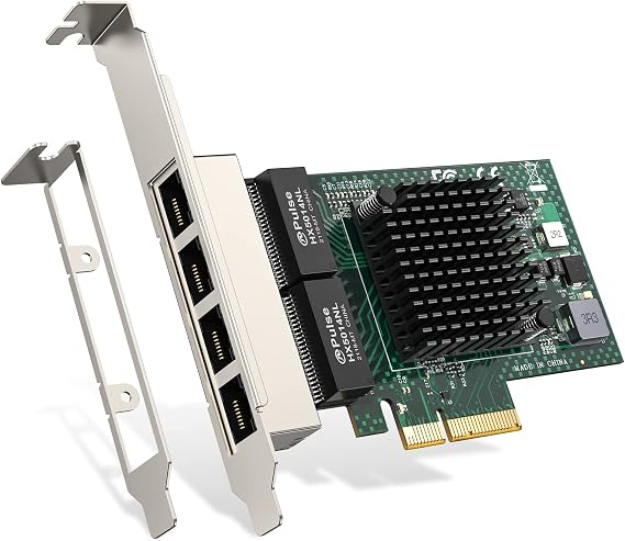 EDUP 4 Port Gigabit Network Card Quad Port PCIe Ethernet Card RJ45 BCM5719