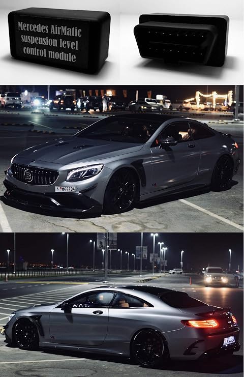 Lowering Module for Mercedes, OBD-2 plug-and play system, Airmatic Suspension