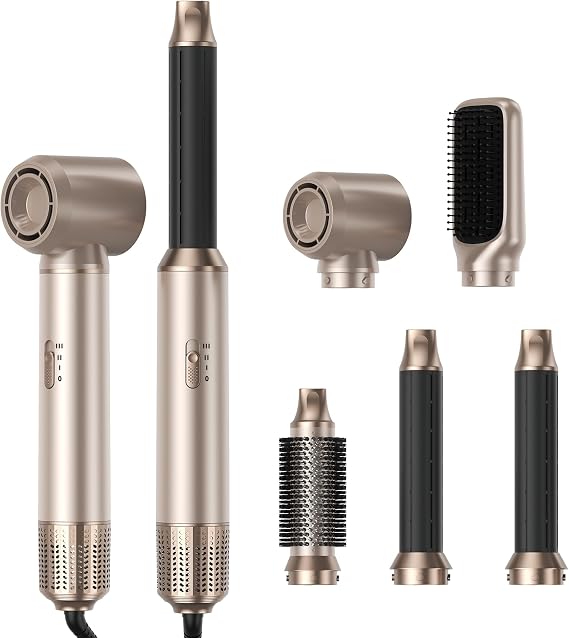 Blow Dryer Brush, 5 in 1 Negative Ion Hair Dryer Brush Set